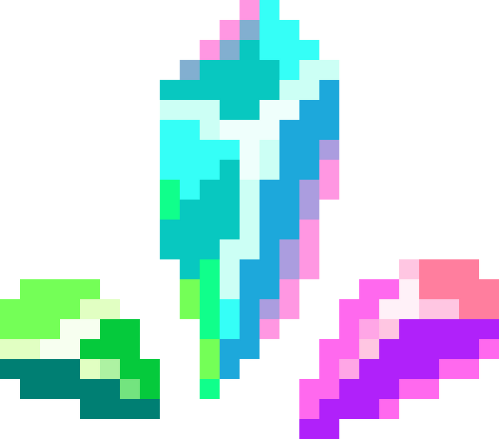 crystal pixel art icon